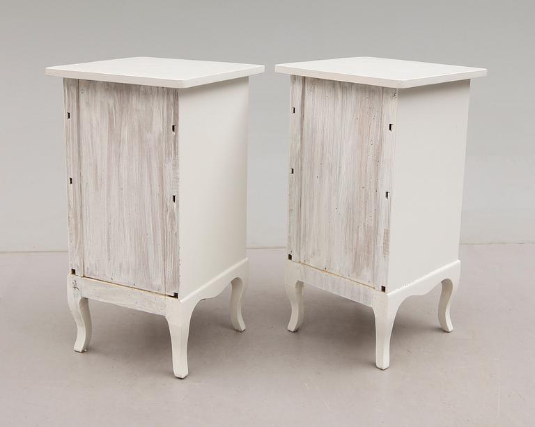 POTTSKÅP, 1 par, 1900-talets första hälft.