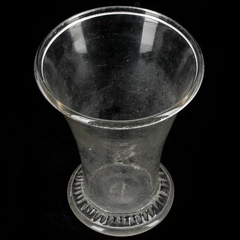 BÄGARE, glas. Sverige, 1700-tal.