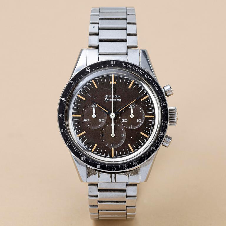 Omega, Speedmaster, "Base 1000", "Tropical Dial", "2998-1", "Naiad crown", ca 1959.