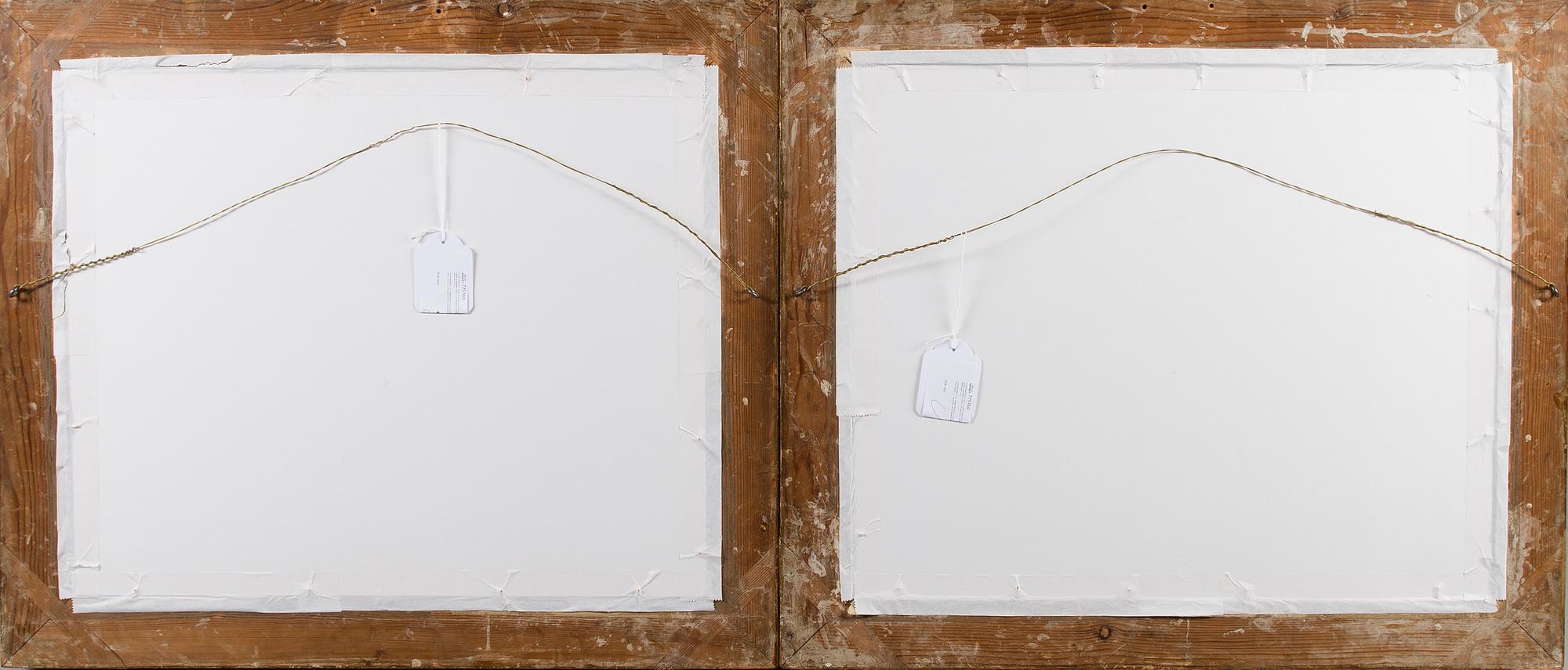 LITOGRAFIER, 2 ST, Eduard Friedrich Leybold, efter, J.Rauh, L.T. Neumann, Wien 1800-talets mitt.