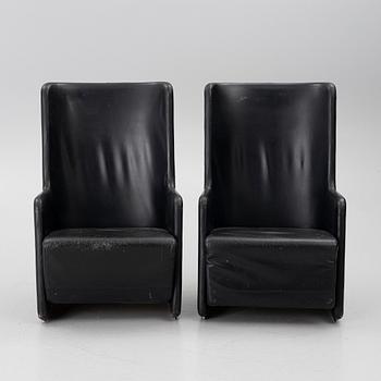 Börge Lindau, Armchairs, a pair, "Solo XL", late 20th century.