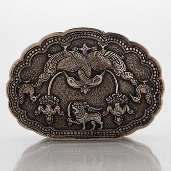 Dosa, silver, Kandyan Arts Association, Sri Lanka, sannolikt 1900-talets första hälft.