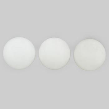Paavo Tynell, a set of three 1930s ceiling lamps '2008' for Taito Oy.