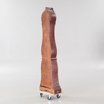 A grandfather clock by Carl Lindbergh in Söderberke, dated 1821.