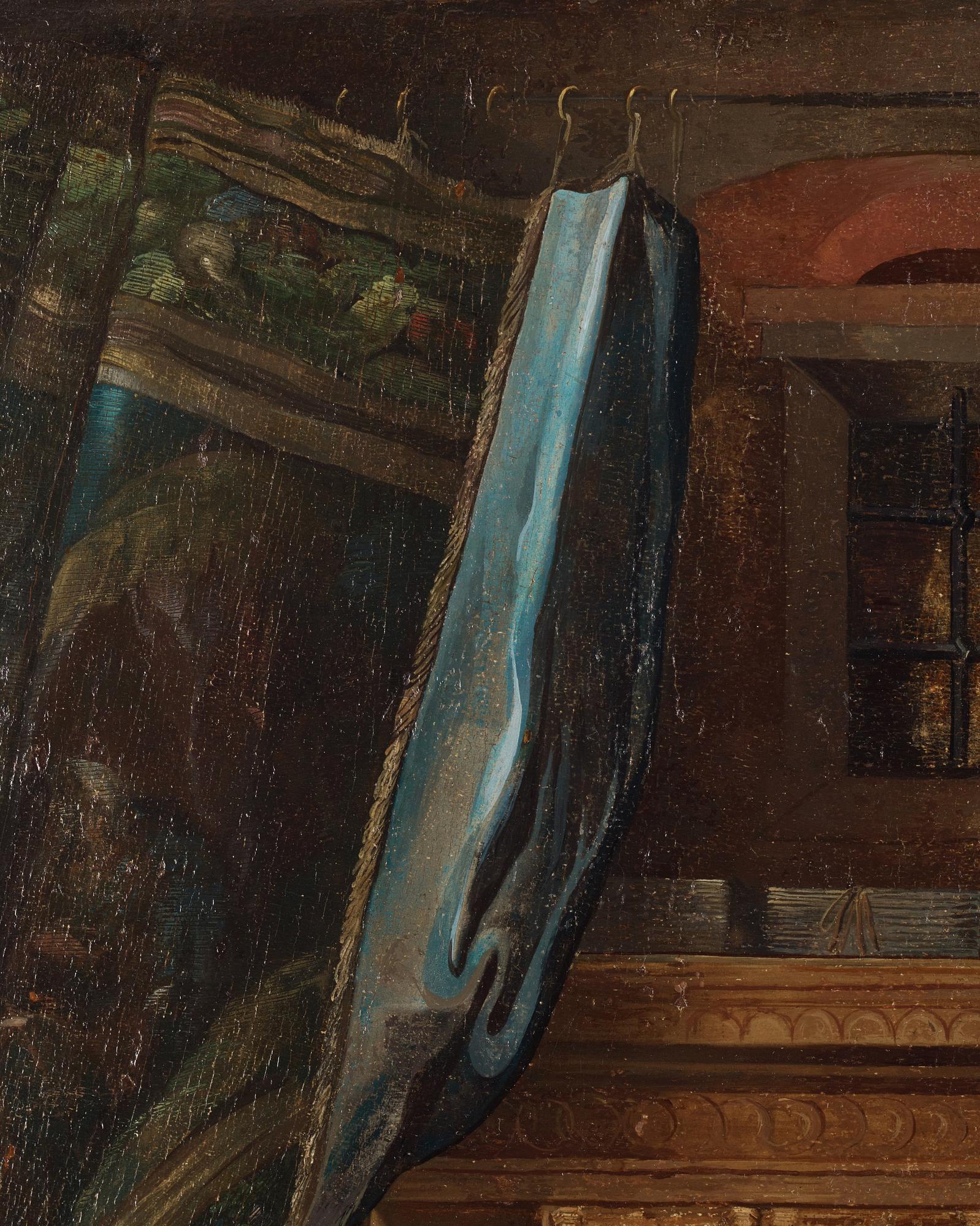 FLEMISH SCHOOL, 17th Century, Saint Jerome in his chamber.