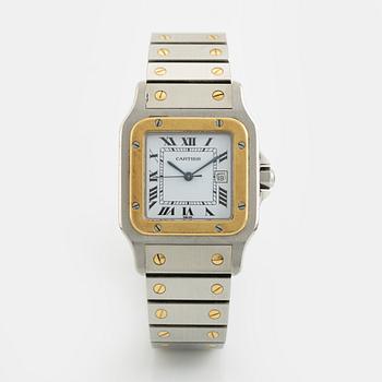 Cartier, Santos Carrée, armbandsur, 29 x 29 (41) mm.