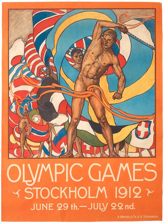 Olle Hjortzberg, Olympic Games Stockholm 1912.