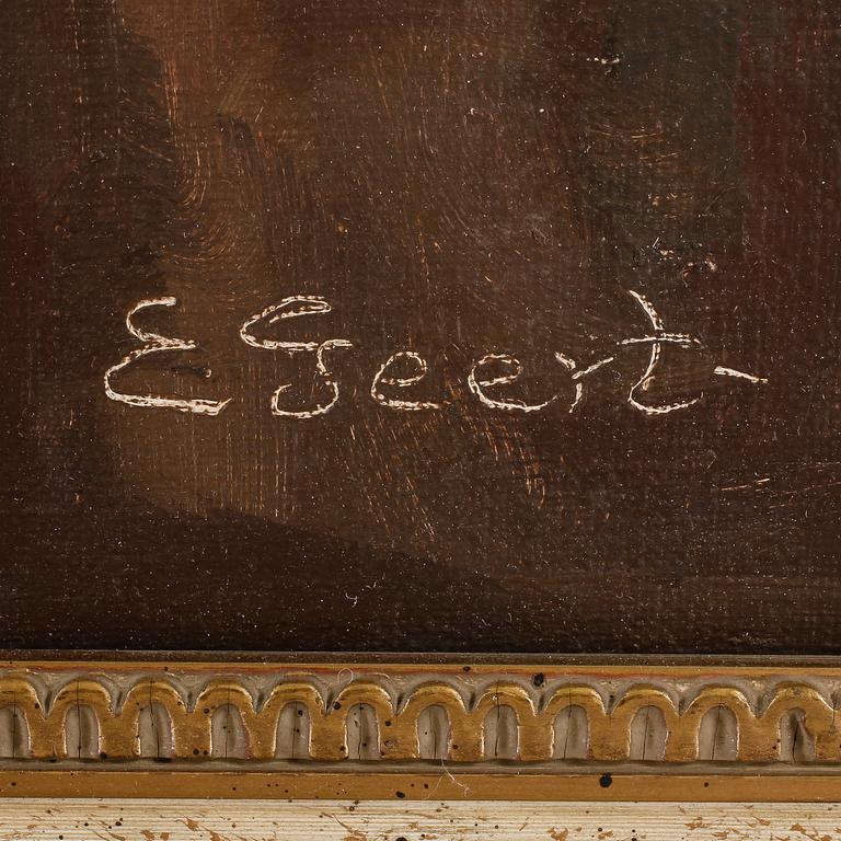 EDITH GEERT, olja på duk, signerad.