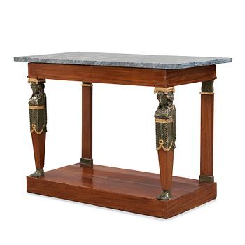 25. A late Gustavian circa 1800 console table.