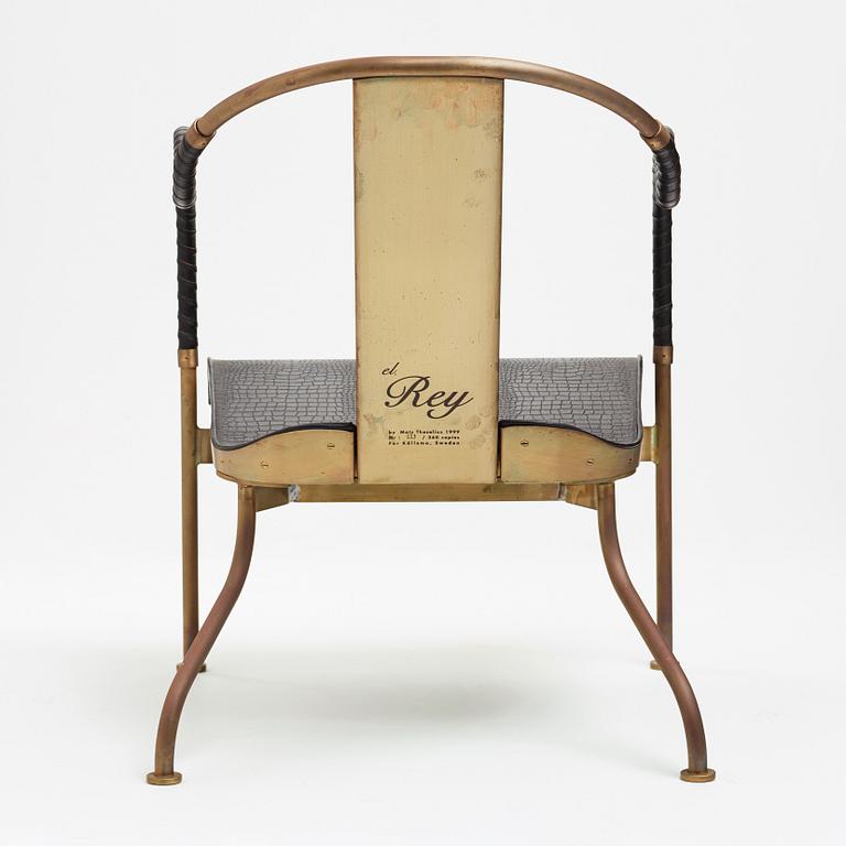 Mats Theselius, a pair of "el Rey" easy chairs by Källemo, Sweden, post 1999.