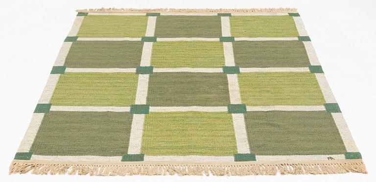 Margareta Åkerberg, A Swedish flat weave carpet, 200 x 140 cm.