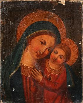 OKÄND KONSTNÄR, olja på duk, 1800-tal.