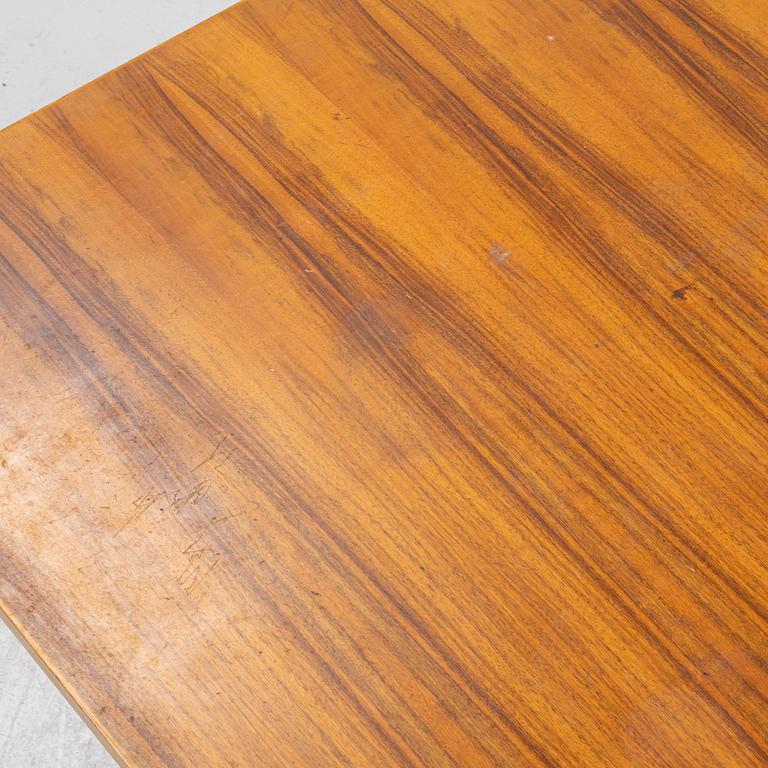 Florence Knoll, a model 590-036 walnut-veneered desk, by Nordiska Kompaniet in Sweden for Knoll International, 1962.