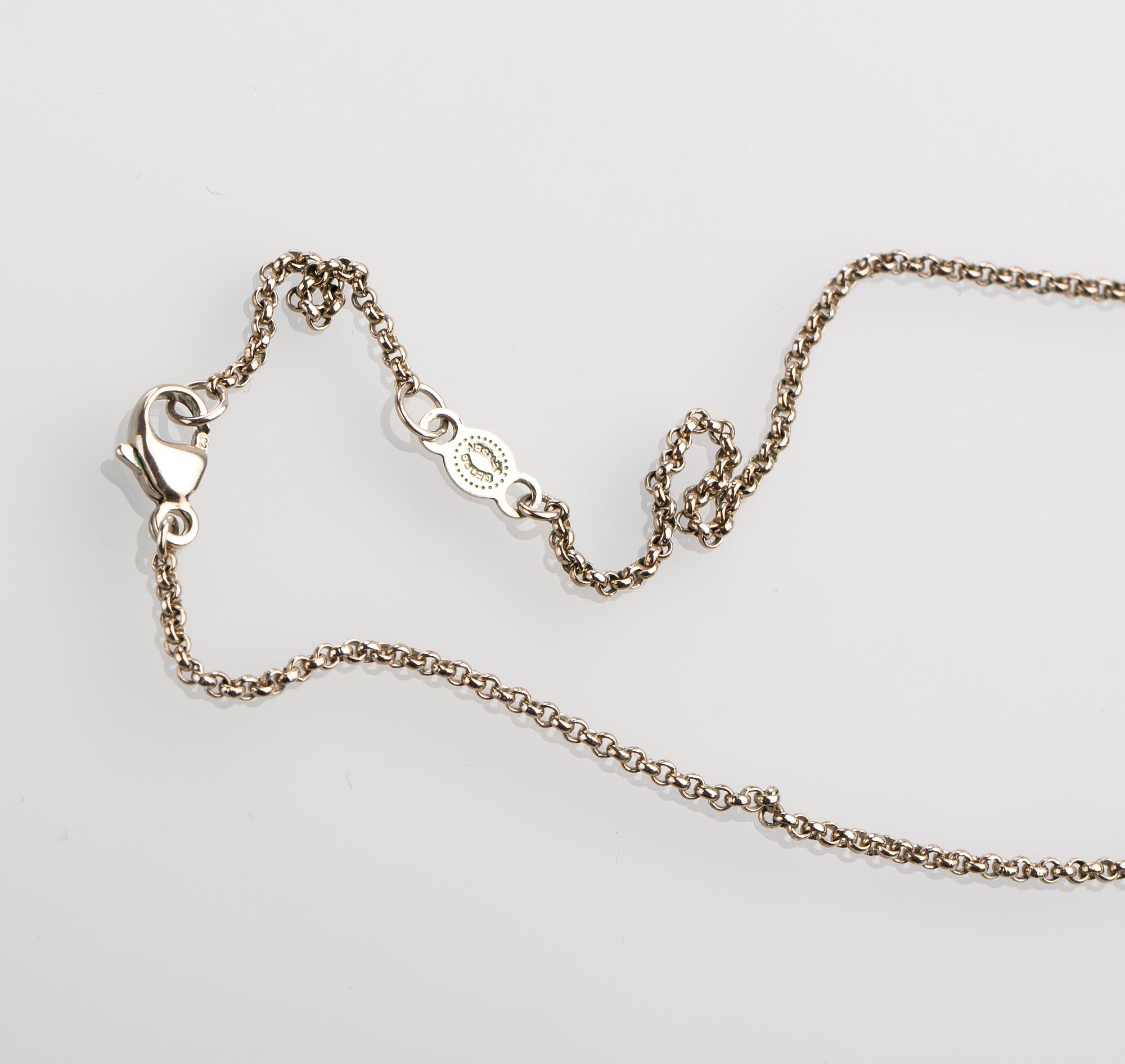 ÖRHÄNGEN SAMT HALSMYCKE, sterlingsilver och ametister, Torun Bülow Hube för George Jensen, Danmark. Totalvikt ca 8 g.