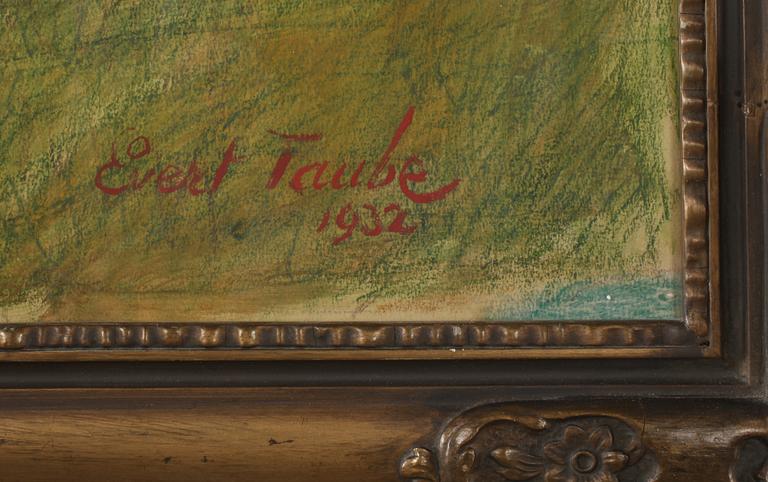 EVERT TAUBE, blandteknik, signerad och daterad 1932.