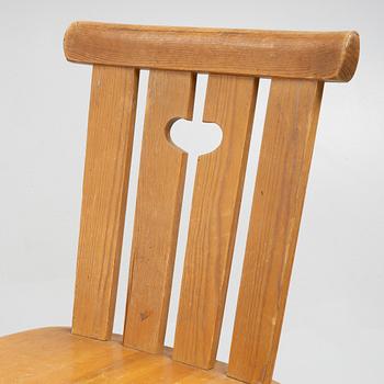 Göran Malmvall, six chairs, Svensk Fur, second half of the 20th century.