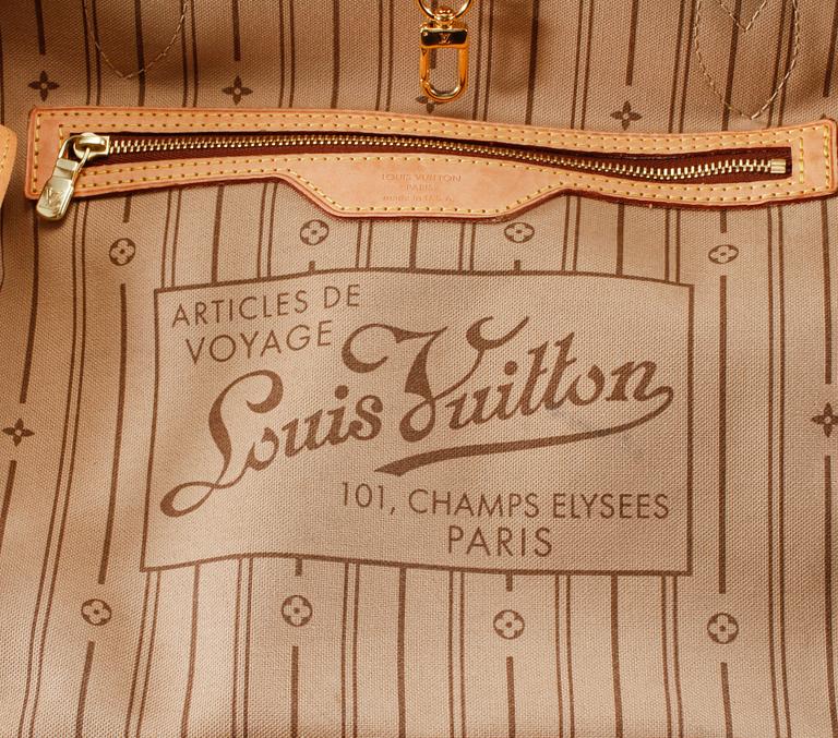 VÄSKA, "Neverfull MM", Louis Vuitton.