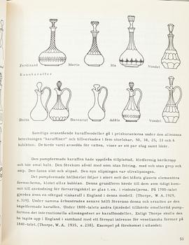 PARTI GLASBÖCKER, 10 st, bl a "Lalique Glass. The Complete Illustrated Catalogue for 1932", New York 1981.