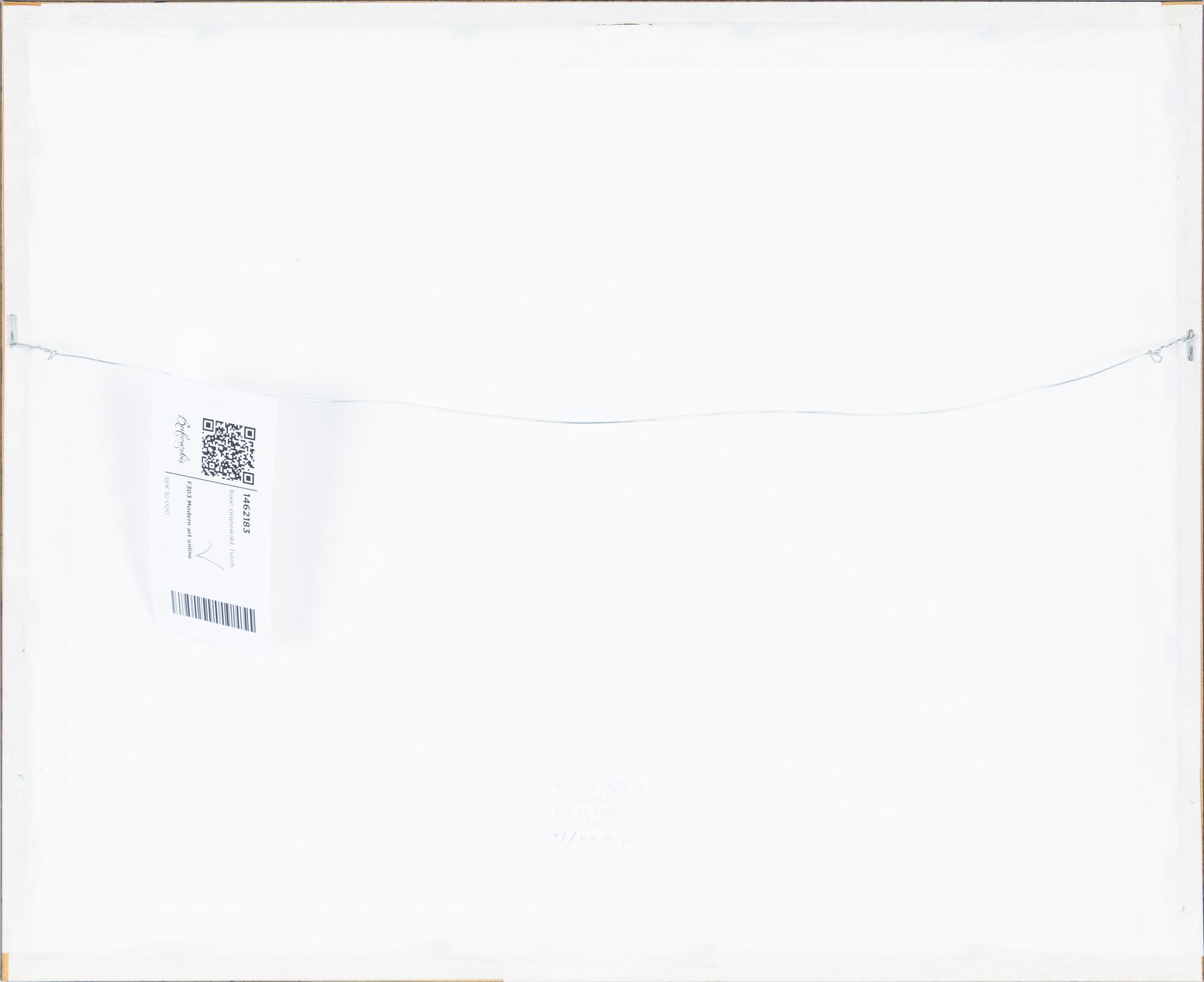 Isaac Grünewald, indian ink drawing, signed.