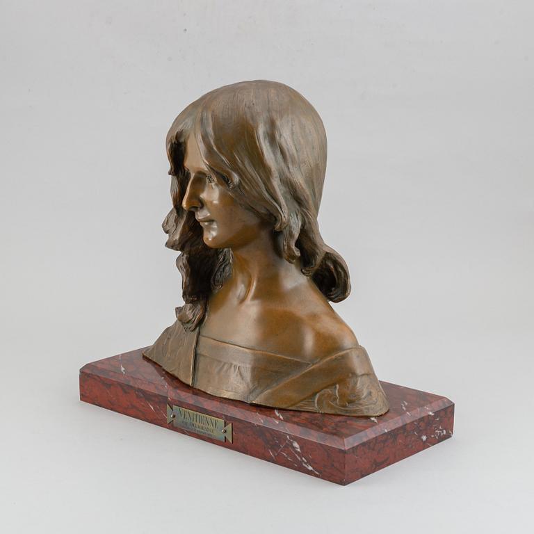 Léon Noël Delagrange, a bronze sculpture, signed.