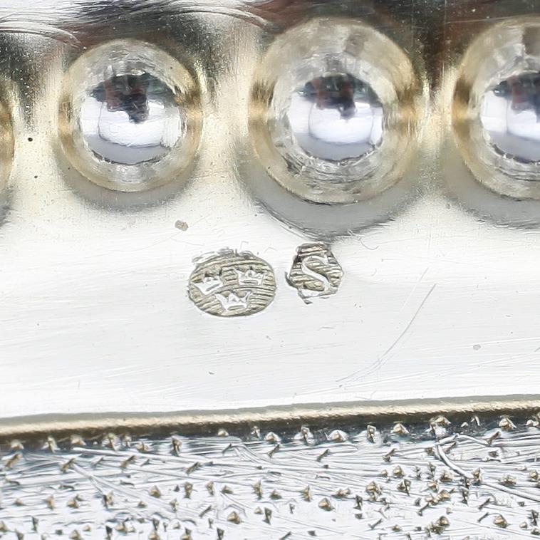 SKÅL, silver (830), svenska importstämplar, 1900-talets första hälft. Vikt ca 341 gram.