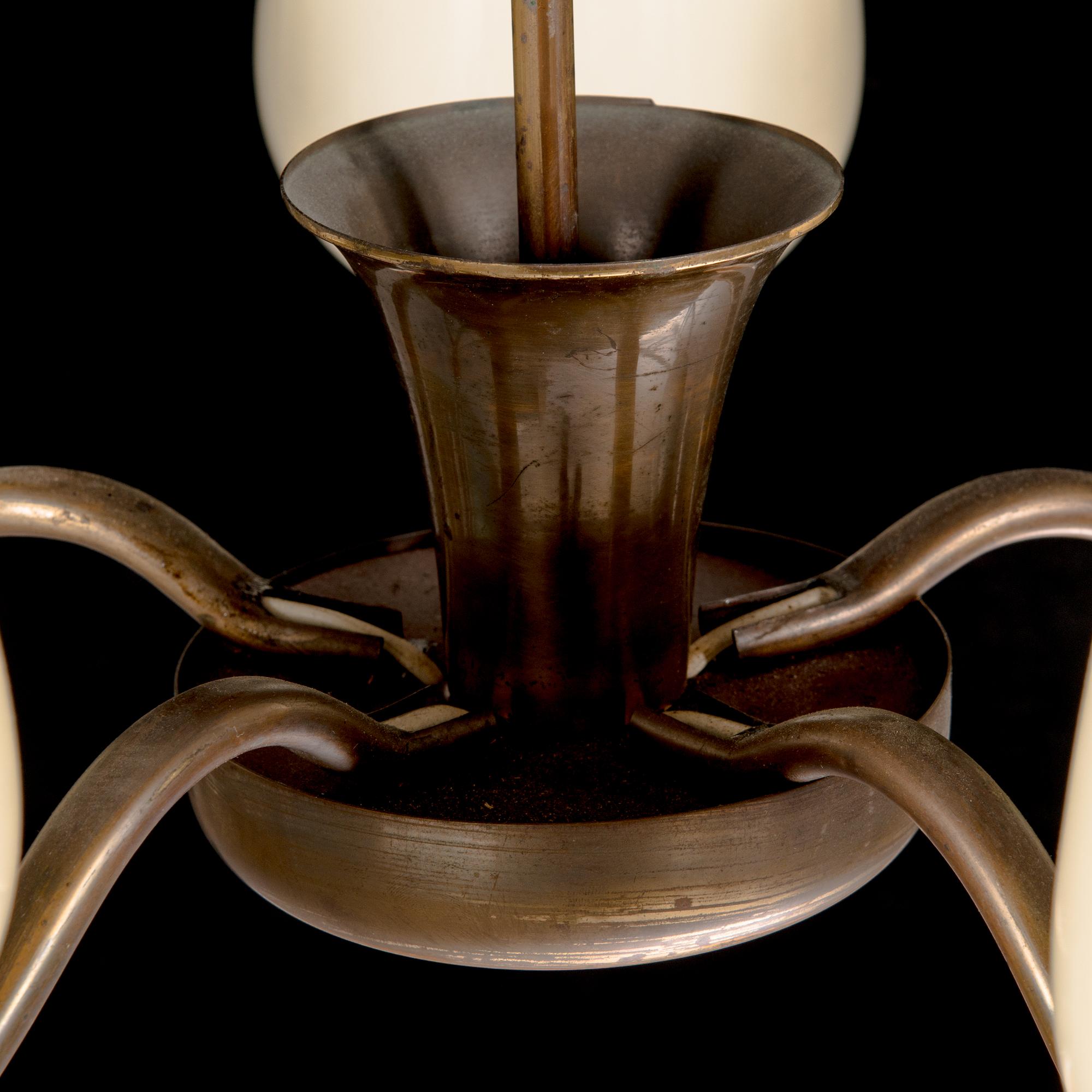 Paavo Tynell, taklampa, modell 1442/5 Taito 1930-tal.