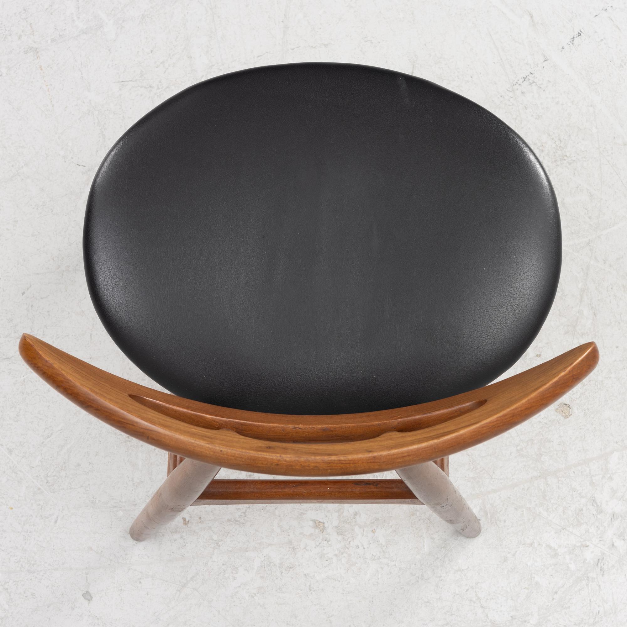 Ejvind A. Johansson, an 'Eye chair', Ivan Gern Møbelfabrik, Denmark, 1960's.