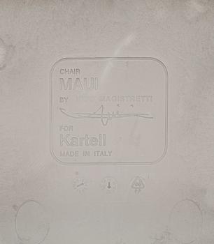 STOLAR, 6 st, "Maui", Vico Magistretti för Kartell.