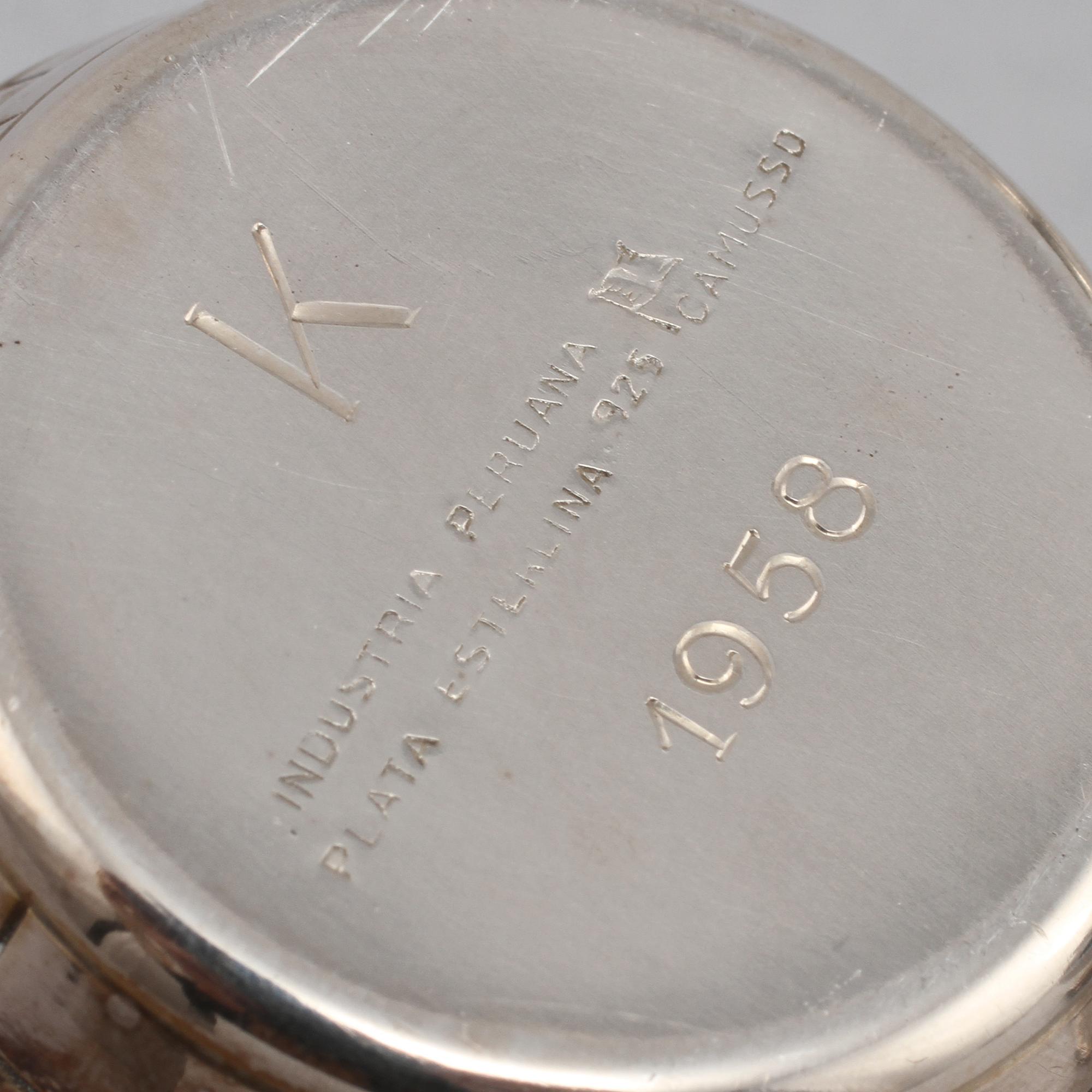 PARTI SILVER, 10 delar, 1900-tal. Vikt 365 g.