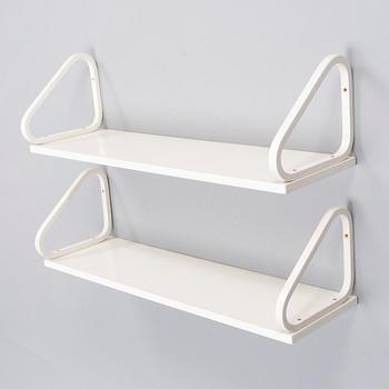 ALVAR AALTO, Two late 20th century shelves for Artek.