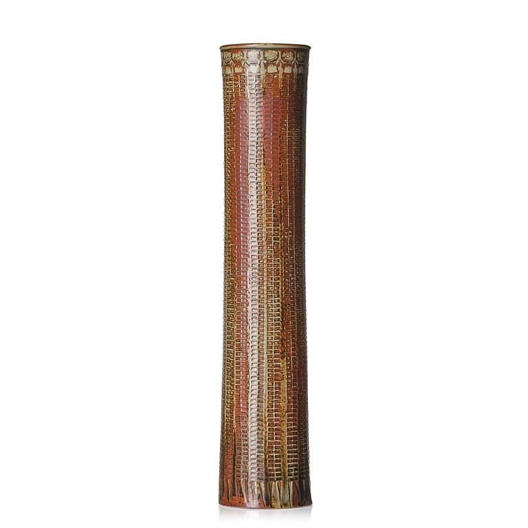 Stig Lindberg, a stoneware vase, Gustavsberg Studio, 1963.
