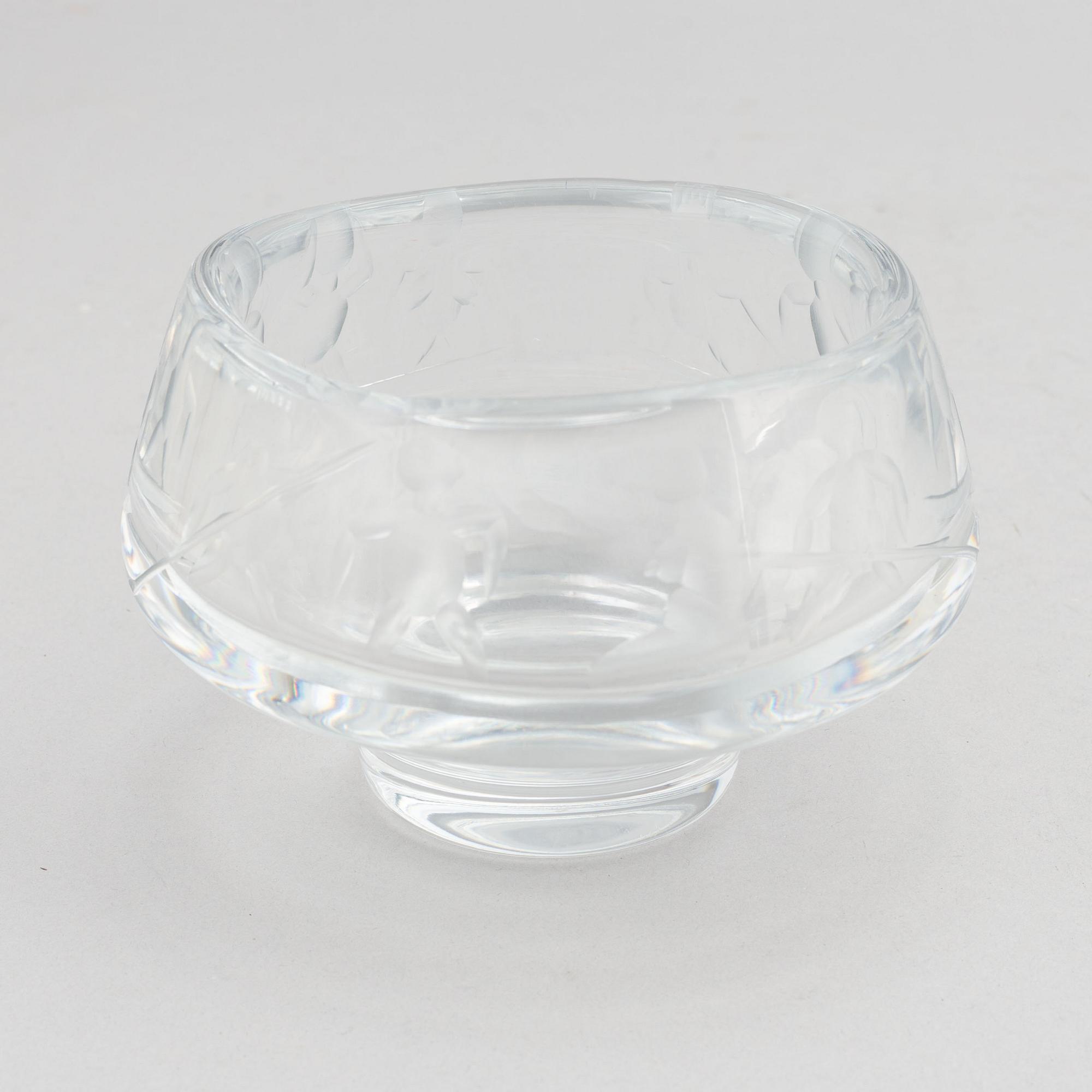 Erik Höglund, a glass bowl, Boda, Sweden.