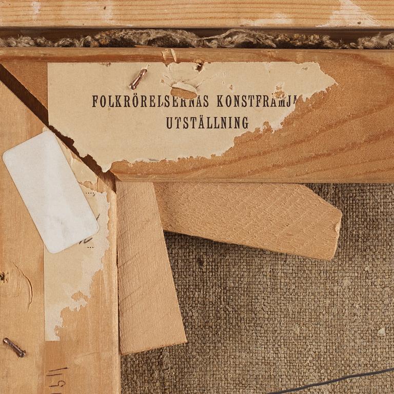 Torsten Renqvist,  oil,on canvas, signed.