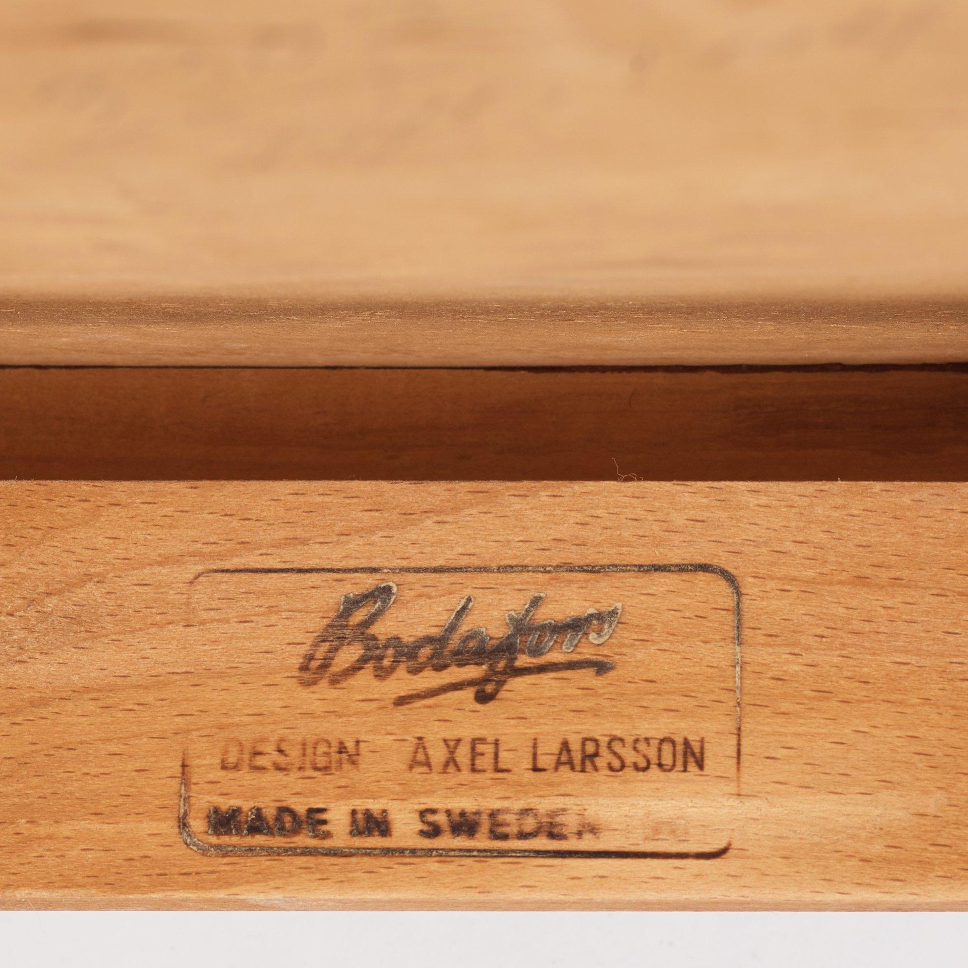Axel Larsson, a pair of armchairs, model "244", for Svenska Möbelfabrikerna Bodafors, Sweden 1940-50's.