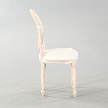 Six 21th century gustavian style chairs.