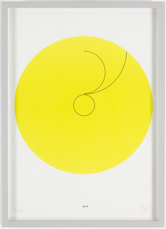 MAX BILL, 16 serigraphs, signed and numbered 5/125.