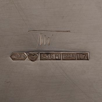 TAPIO WIRKKALA, KAHVIKANNU, SOKERIKKO JA KERMAKKO. Sign. TW. Kultakeskus, Hämeenlinna 1962/-64.