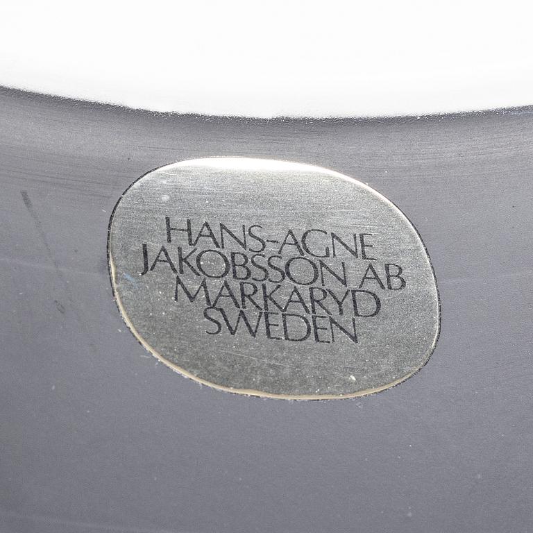 Hans-Agne Jakobsson, A brass ceiling lamp, Hans-Agne Jakobsson AB Markaryd, Sweden, later part of the 20th century.