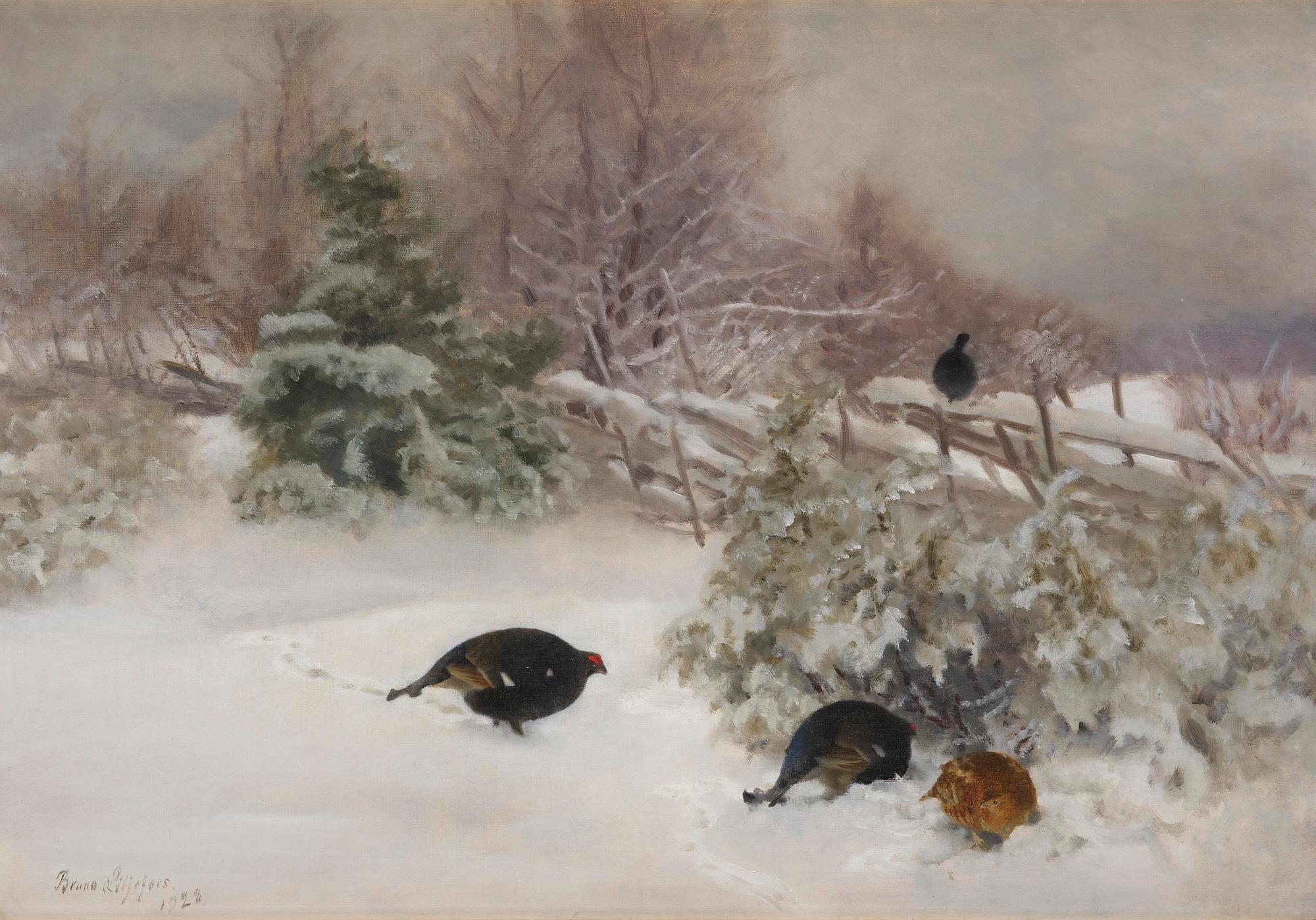 Bruno Liljefors, Grouses.