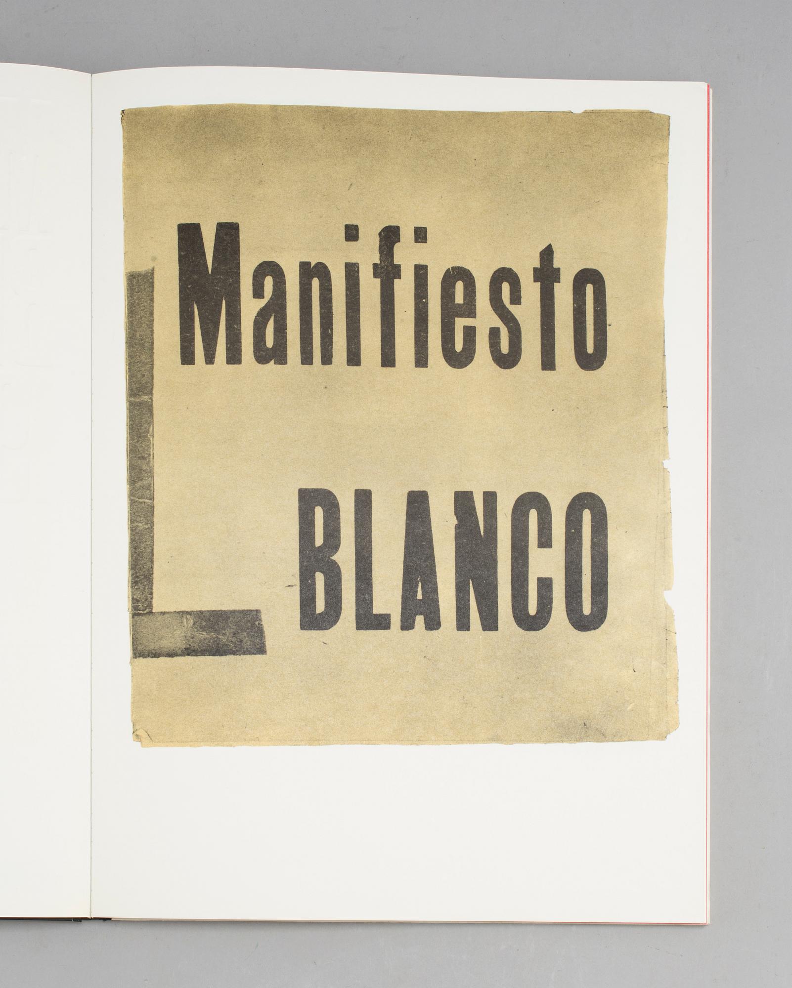 BOOK, signed by Lucio Fontana.