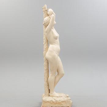 GUSTAF MALMQUIST, skulptur, gips, signerad.