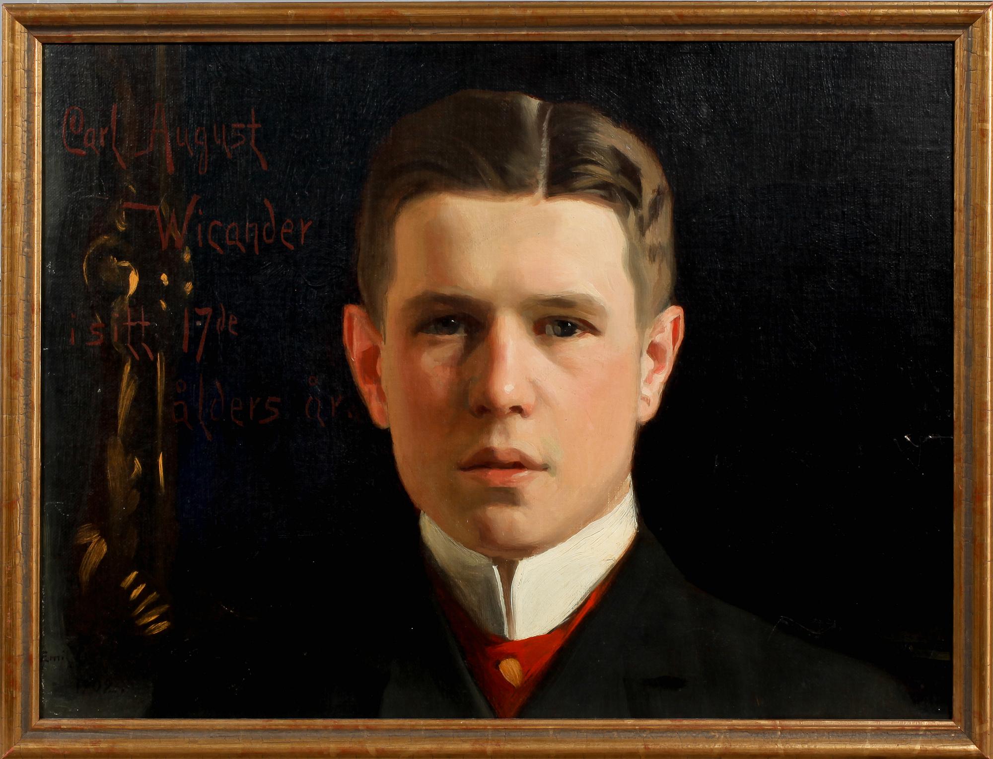 EMIL ÖSTERMAN, olja på duk, signerad och daterad 1902.