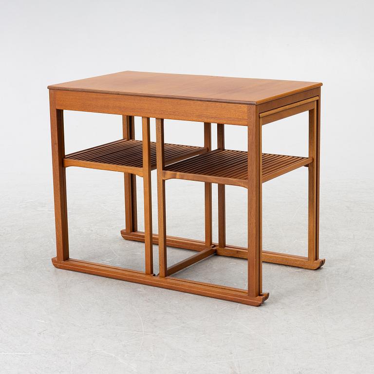 Carl Malmsten, a nestle table, "The Sledge", late 20th century.