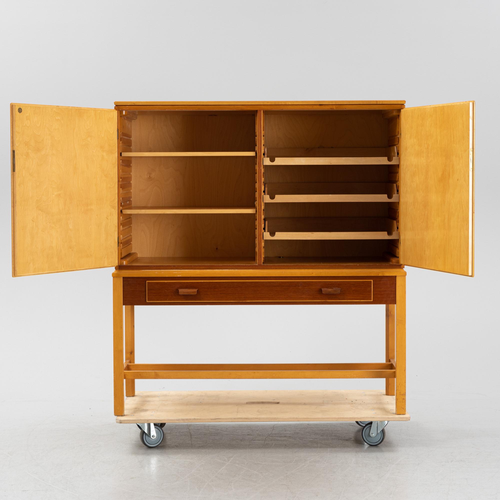 Carl-Axel Acking, attributed, a mid 1950's cabinet, Nordiska Kompaniet.