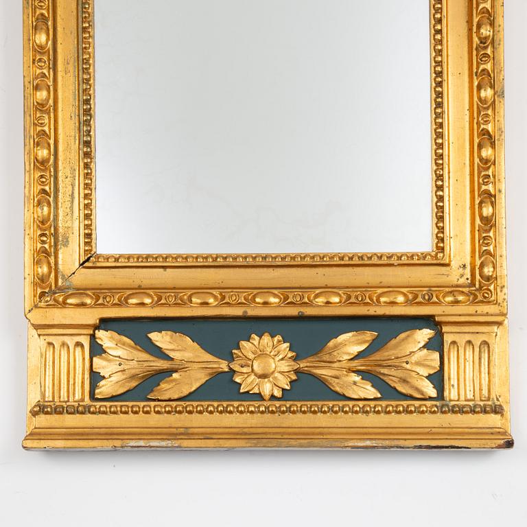 Mirror, late Gustavian, circa 1800.