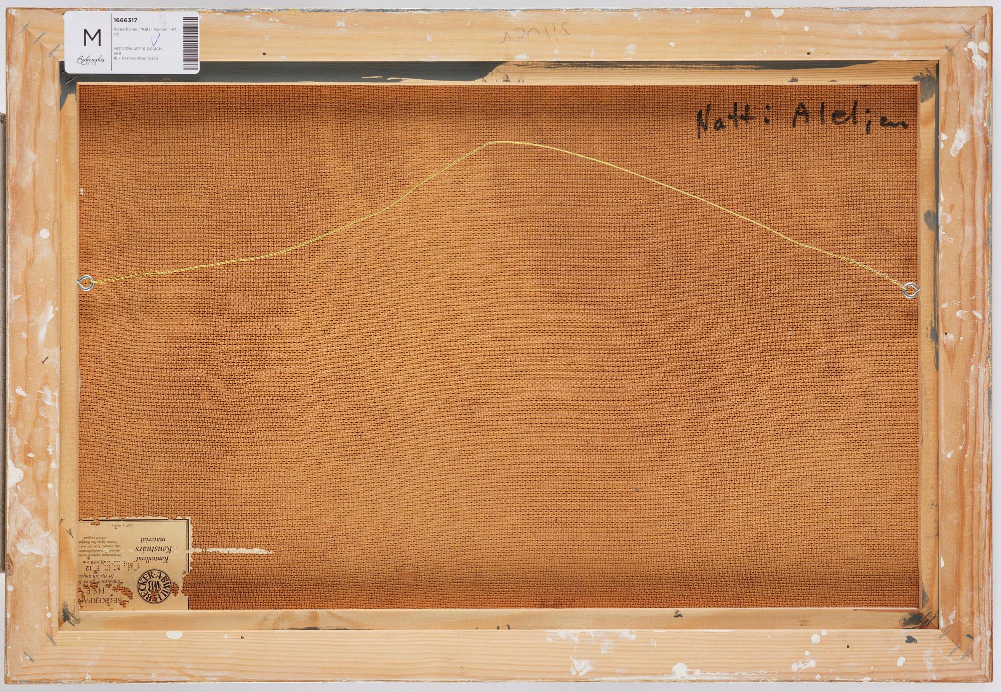 Randi Fisher, "Natt i Ateljén".