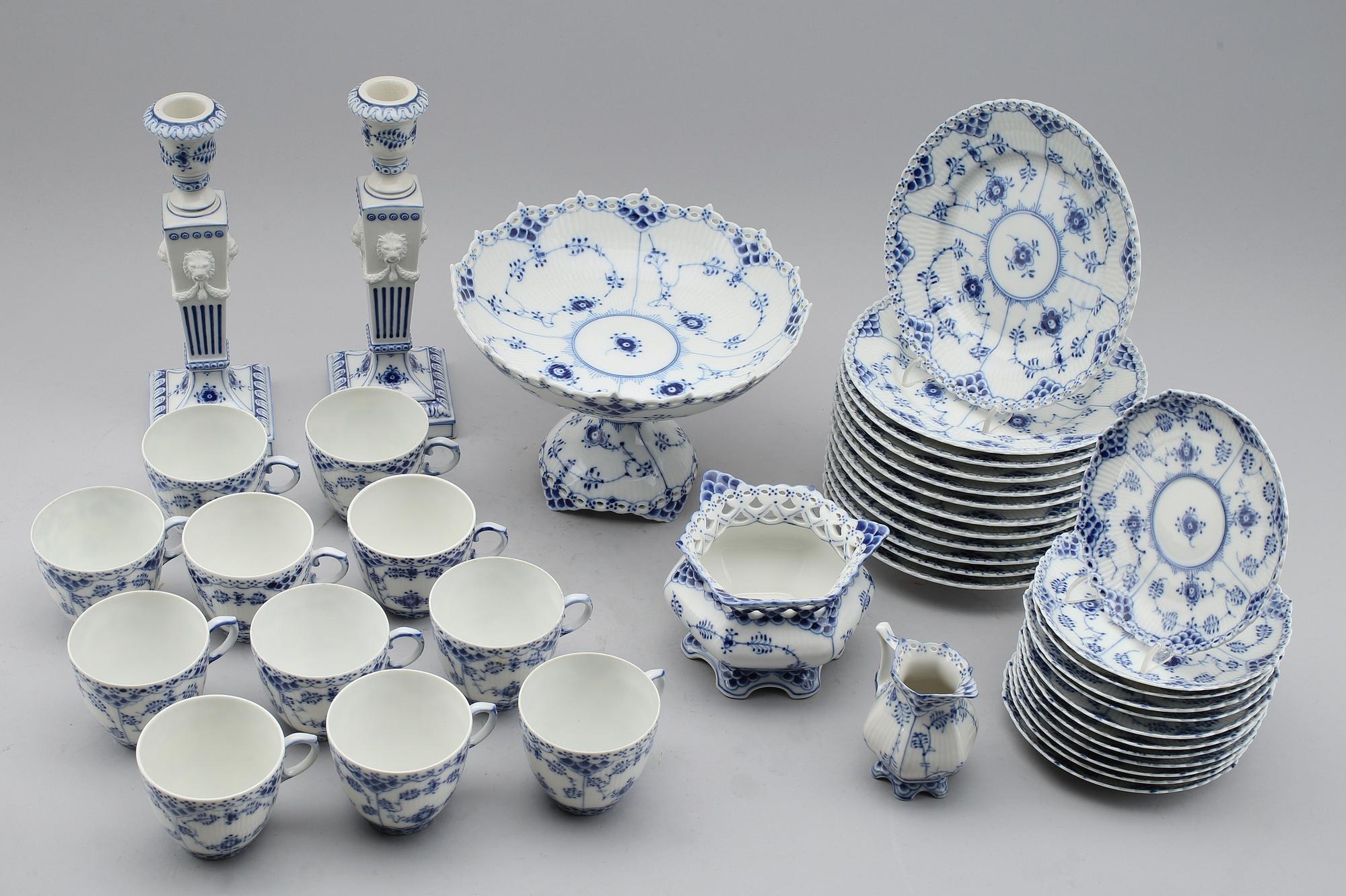 KAFFESERVIS, 27 delar, porslin, Royal Copenhagen.