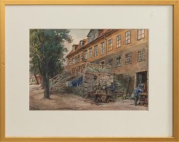 Ellen Jolin, På gårdsplanen.