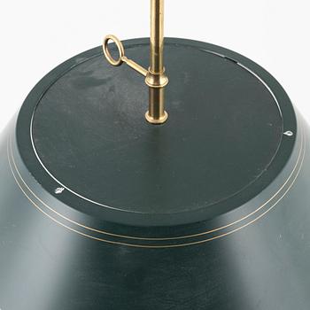 A brass Bouillotte table lamp mid 20th century.