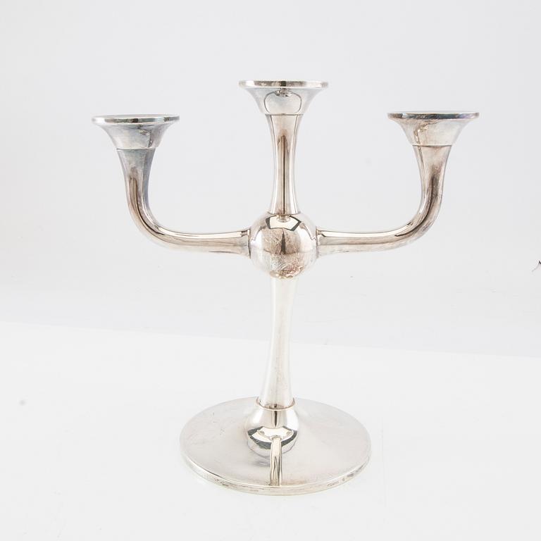 Karl Jørgen Otteren, candelabrum, silver, Norway 1997.